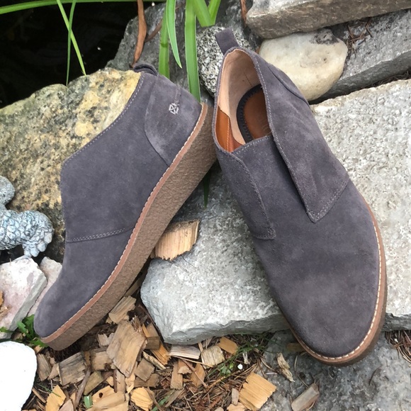 Franco Sarto Slip On Shoes-Gray Suede-EUC - Picture 16 of 17